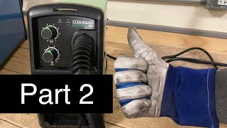 How to weld with flux core wire [upl. by Ennelram]