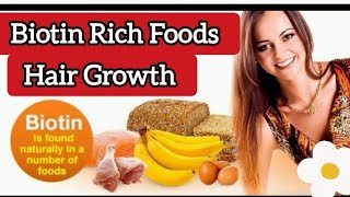 Biotin Rich Foods for Men and Women  Biotin Rich Foods for Hair Growth [upl. by Marylin808]