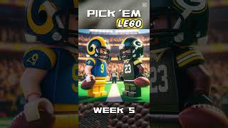 NFL PICK EM  WEEK 5  LEGO MASHUP  Part 3 [upl. by Drawe]