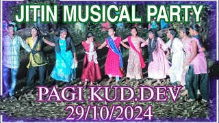 JITIN MUSICAL PARTY MH  HINDI TARPA DANCE  PAGI KUDDEV 29102024  TALASARI [upl. by Yenffit]