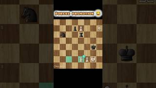 Forced Promotion 😂💪 chess shorts chessvideos [upl. by Sima]