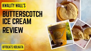 kwality Walls Butter Scotch Ice cream Review kwalitywalls icecream icecreamlover [upl. by Soule]