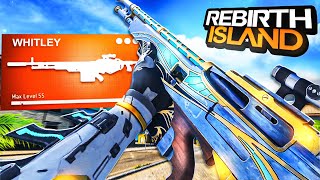 this NEW WHITLEY LMG CLASS SETUP is AMAZING on Rebirth Island Warzone [upl. by Englis]