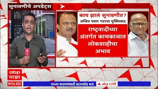 Ajit Pawar vs Sharad Pawar  NCP मध्ये एकच व्यक्ती अधिकार गाजवत होती दादांच्या वकिलांचा दावा [upl. by Adrien]