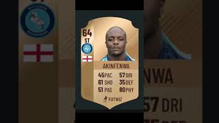 Akinfenwa fifa card evolution [upl. by Thompson]