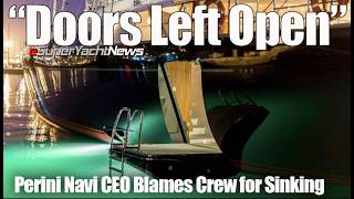 Yacht Maker Blames Crew for Sinking  Critical Statement from Yacht Designer  SY News Ep374 [upl. by Armalda]