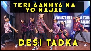 Teri Aakhya Ka Yo Kajal Desi Tadka  Sapna Choudhary  Vicky Patel Dance Choreography [upl. by Undry]