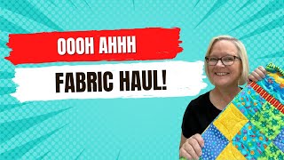 Quilt Fabric Haul amp Giveaway [upl. by Lerud685]