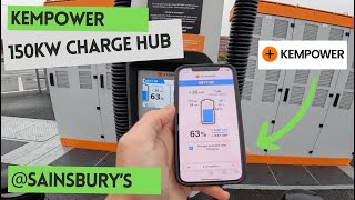 Overview of Kempower charging experience at Sainsburys Crayford [upl. by Moskow426]