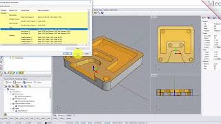 RhinoCAM 2018 Automatic Feature Machining AFM Quick Start [upl. by Kentiggerma118]