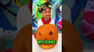 How to make a very scary pumpkin with Ryans World [upl. by Aneetsirk]