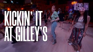 Vegas Foodie Tour Gilley’s Saloon Dance Hall amp BarBQue [upl. by Amando]