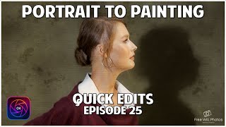 Transforming Portraits Into Paintings With On1 Photo Raw 20243 [upl. by Nikal]