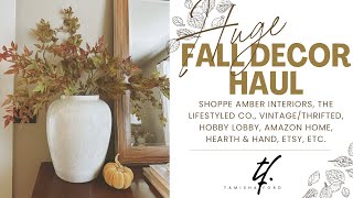 HUGE Fall 2024 Decor Haul  MULTIPLE Brands [upl. by Adlesirg]