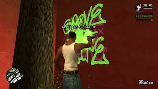 GTA SA finishing all tags before the first mission [upl. by Aryas257]