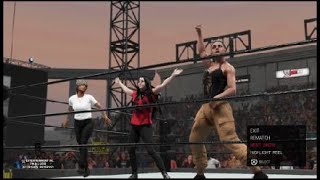 WWE 2K19 Ashley n Angel Mikki Won [upl. by Dnalram]