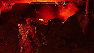 God Of War Ragnarok Cuervo de Odin Burning Cliffs Muspelheim [upl. by Gabriella946]