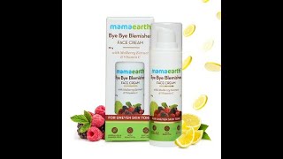 Mamaearth Bye Bye Blemishes Face Cream  AntiPigmentation Cream [upl. by Sokul]