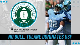 No Bull Tulane defeats USF 4510 [upl. by Aitsirt]