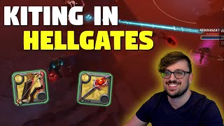 An Actual Kiting Build in 2v2 Hellgates  Albion Online PvP [upl. by Aiuoqes283]