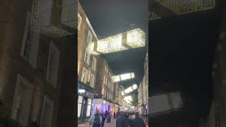 London carnaby street Christmas lights 2024 london carnabystreet [upl. by Pratte665]