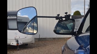 Milenco Grand Aero 3 Towing Mirrors First Set up [upl. by Notslar]