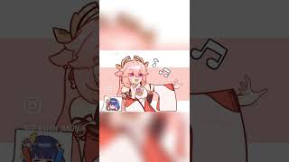 Yae Miko Dancing genshinimpact instagramshorts yaemiko raidenshogun meme inazuma mihoyo [upl. by Laurens]