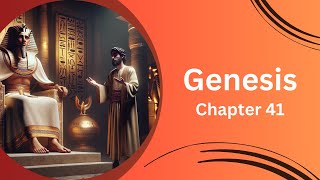 Genesis 41 How Did Joseph Rise to Power in Egypt  King James Bible KJV Audio amp Text [upl. by Ylrebmi97]