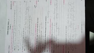 class 6th english open book test new workbook answer digest closebook test raj sir [upl. by Profant]