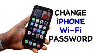 How to Change iPhone WiFi Password [upl. by Kavanaugh]