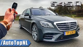 2019 MercedesBenz S Class S450 4Matic Long REVIEW POV Test Drive on AUTOBAHN amp ROAD by AutoTopNL [upl. by Forkey]