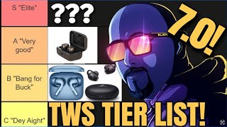 True Wireless Earbuds Tier List 70 Spring 2024 Edition [upl. by Arella825]