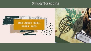 Mad About Mini Paper Pads  Fishing  A Scrapbook Layout Process Video [upl. by Noemi]