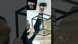 💡 Comment fixer une lampe suspendue 💡 diy lampe renovation [upl. by Adnahcal]