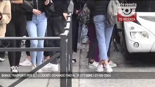 BONUS TRASPORTI PER GLI STUDENTI DOMANDE FINO AL 31 OTTOBRE  27092024 [upl. by Emerej]