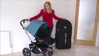 Bugaboo Cameleon 3  how to fold bugaboo cameleon 3 and place in transport bag [upl. by Barna]