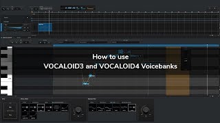 How to use VOCALOID3 and VOCALOID4 Voicebanks [upl. by Eidassac]