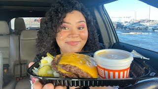 Whataburger Double Bacon Cheeseburger Meal [upl. by Ayahsey658]