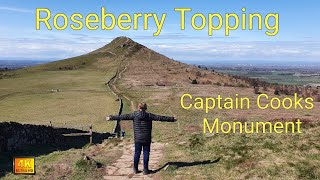 Roseberry Topping To Captain Cooks Monument April 2021 [upl. by Othello]