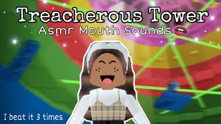 ASMR Roblox Treacherous Tower Pro✨MOUTH SOUNDS [upl. by Dasa]