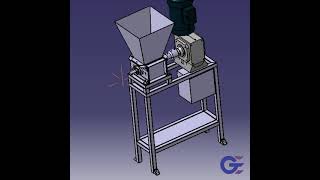 Modelado 3D Trituradora de plásticos reciclables [upl. by Conney383]