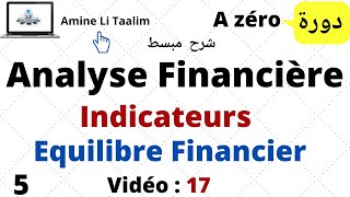 Analyse Financière AZéro  Indicateurs de L’équilibre Financier [upl. by Ajit]