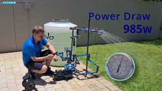 Zilmet 10H M 750w Pump Review  Power Flow Pressure Tests [upl. by Hubie]