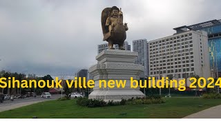 Sihanoukville city View Building Construction in cambodia 2024 [upl. by Yuri]