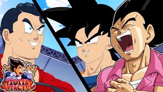 Vegeta Reacts To Goku vs Superman RAP BATTLE [upl. by Sherlocke]