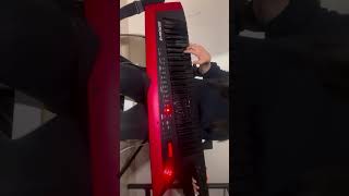 The 4 KornersOrbiting Hands Keytar cover piano synthesiser Roland axedge [upl. by Mendie348]