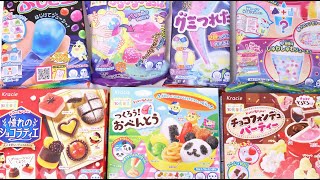 7 Popin Cookin and Interesting Japanese Candy Japan Souvenir DIY Candy [upl. by Cy]