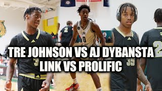 Tre Johnson Labaron Philon vs AJ Dybansta Tyran Stokes Link Academy vs Prolific [upl. by Soinotna]