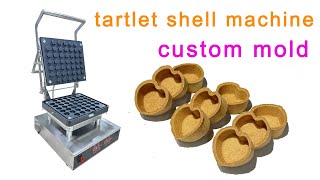 custom mold egg tart shell machine [upl. by Allana906]