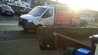 Tesco Delivery service Van at 940am 40 ZXK [upl. by Grimbald450]